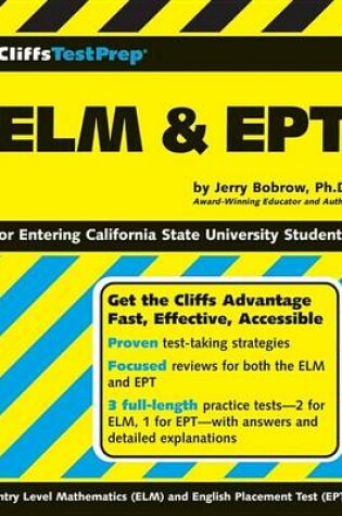 Cover of Cliffstestprep ELM & Ept