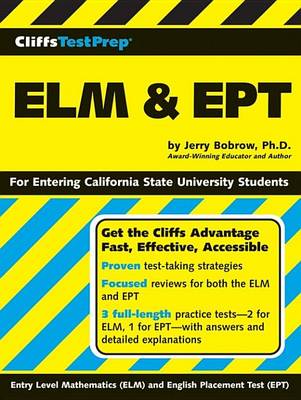 Book cover for Cliffstestprep ELM & Ept