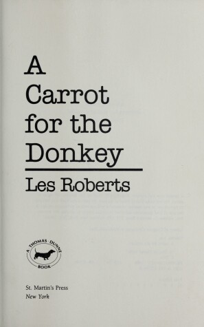 Book cover for A Carrot for the Donkey