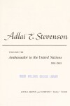 Book cover for The Papers of Adlai E. Stevenson