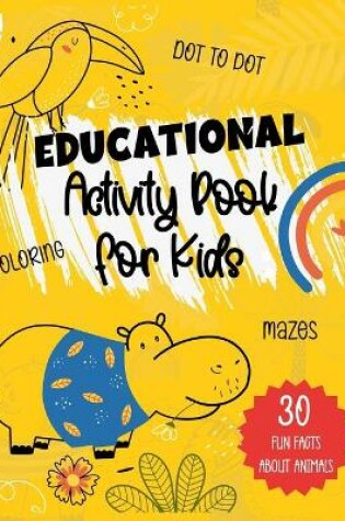 Cover of Educational Activity Book for Kids