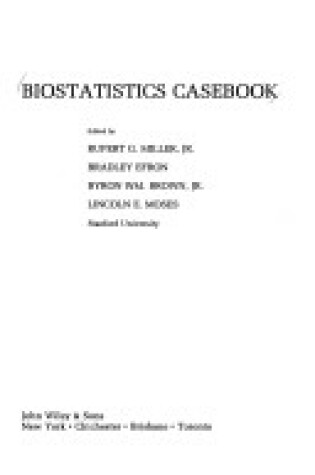 Cover of Biostatistics Casebook
