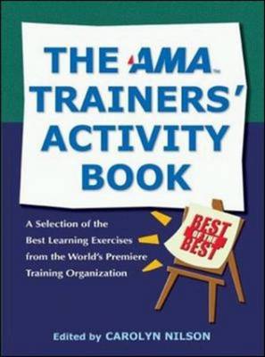 Book cover for The AMA Trainers' Activity Book