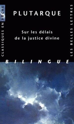 Cover of Plutarque, Sur Les Delais de la Justice Divine