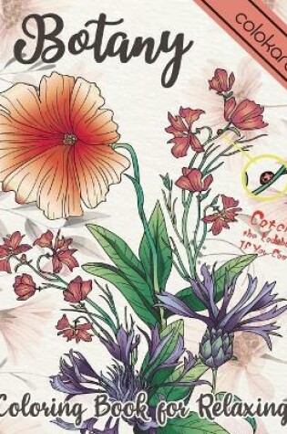 Cover of Botany Coloring Book for Relaxing