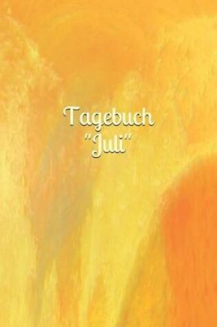 Cover of Tagebuch "Juli"