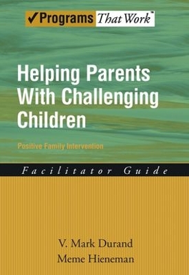 Book cover for Helping Parents With Challenging Children