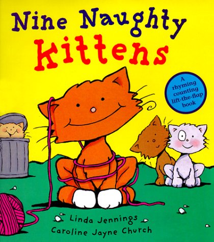 Book cover for Nine Naughty Kittens