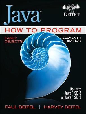 Book cover for Java How to Program, Early Objects Plus MyLab Programming with Pearson eText -- Access Card Package