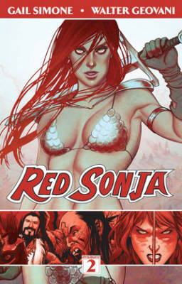 Book cover for Red Sonja Volume 2: The Art of Blood and Fire