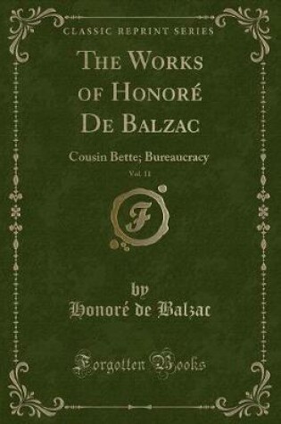 Cover of The Works of Honoré de Balzac, Vol. 11