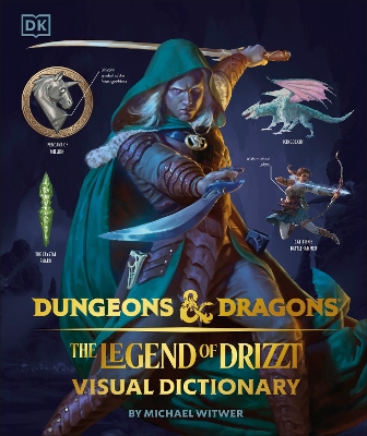 Book cover for Dungeons & Dragons The Legend of Drizzt Visual Dictionary