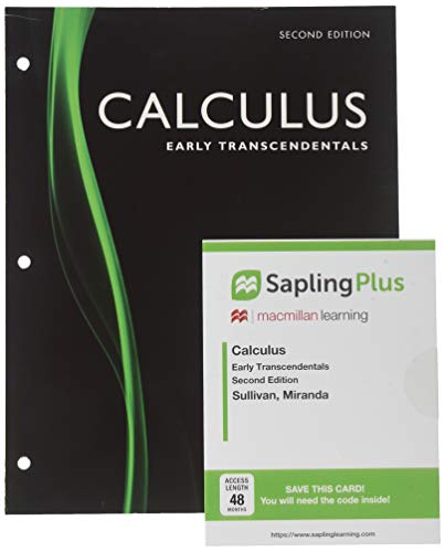 Book cover for Loose-Leaf Version for Calculus: Early Transcendentals 2e & Saplingplus for Calculus 2e (Forty-Eight Months Access)