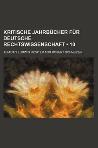 Cover of Kritische Jahrb Cher Fur Deutsche Rechtswissenschaft (10)