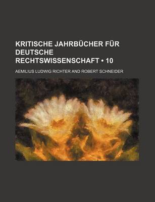 Book cover for Kritische Jahrb Cher Fur Deutsche Rechtswissenschaft (10)