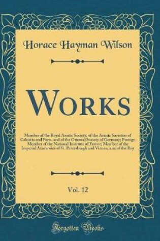 Cover of Works, Vol. 12