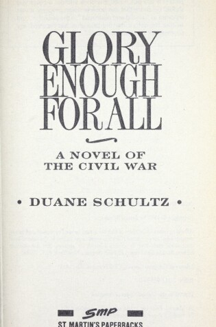 Cover of Glory Enough for All