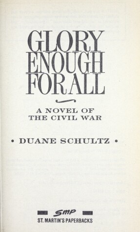 Book cover for Glory Enough for All