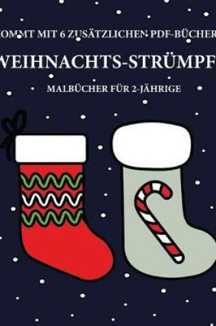 Cover of Malbücher für 2-Jährige (Weihnachts-Strümpfe)