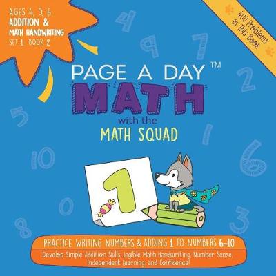 Book cover for Addition & Math Handwriting Book 2