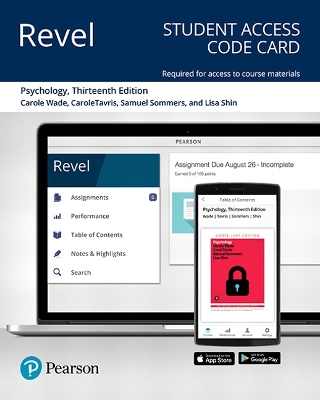 Book cover for Revel for Psychology -- Access Card