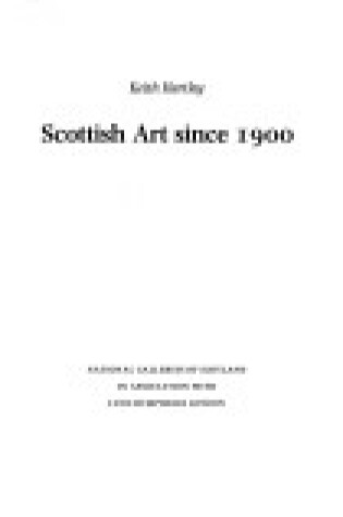 Cover of Scottish Art Since 1900