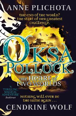 Book cover for Oksa Pollock: The Heart of Two Worlds