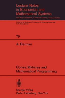 Book cover for Cones, Matrices and Mathematical Programming