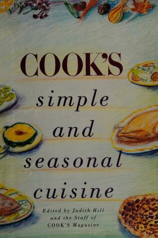 Cover of Cooks Simple Seasonal Cuisine