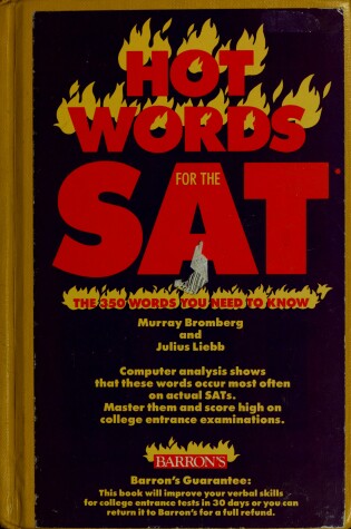 Cover of Hot Words for the SAT