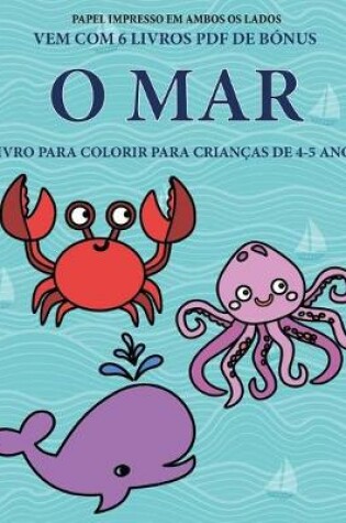 Cover of Livro para colorir para crianças de 4-5 anos (O Mar)