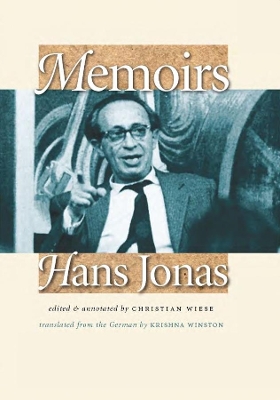 Book cover for Memoirs – Hans Jonas