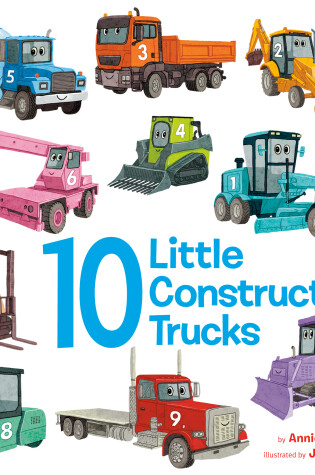 Cover of 10 Little Construction Trucks