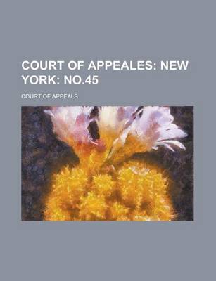 Book cover for Court of Appeales