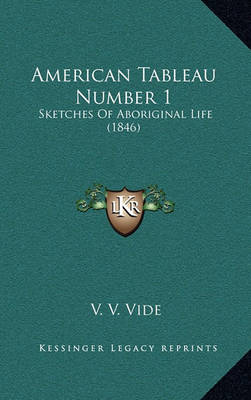 Book cover for American Tableau Number 1