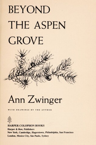 Cover of Beyond the Aspen Grove