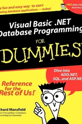 Cover of Visual Basic .NET Database Programming For Dummies
