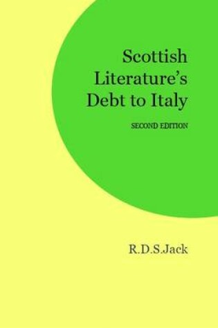 Cover of Scottish Literature's Debt to Italy