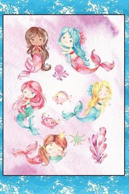 Book cover for Mermaid Best Friends Watercolor Journal