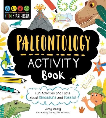 Book cover for Stem Starters for Kids Paleontology Activity Book