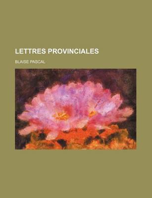 Book cover for Lettres Provinciales