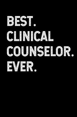 Book cover for Best Clinical Counselor Ever