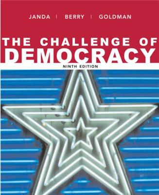 Book cover for Study Guide for Janda/Berry/Goldman S the Challenge of Democracy: Government in America, 9th