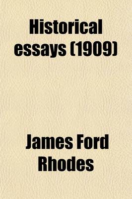 Book cover for Historical Essays (1909)