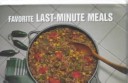 Book cover for Favorite Last-Minute Meals