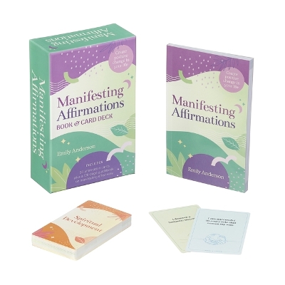 Book cover for Manifesting Affirmations Book & Card Deck