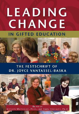 Book cover for Leading Change in Gifted Education