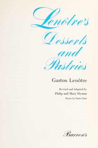 Cover of Desserts and Pastries