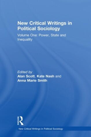 Cover of New Critical Writings in Political Sociology