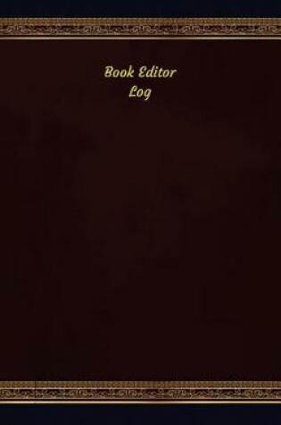 Cover of Book Editor Log